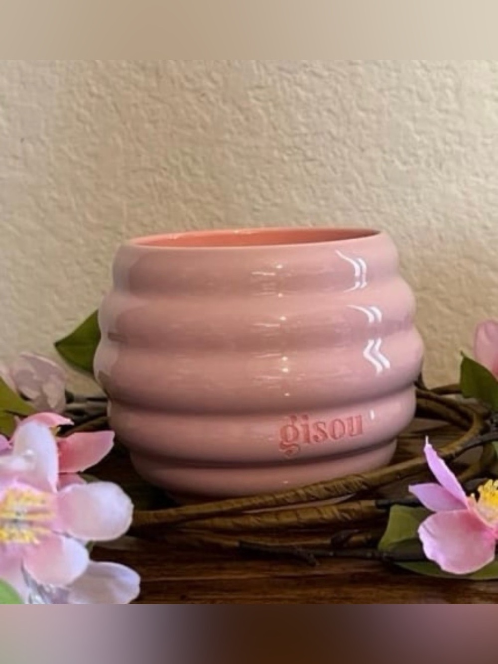 Gisou Mirsalehi Honey Scented Candle Floral Edition Wild Rose New In Box 🌹